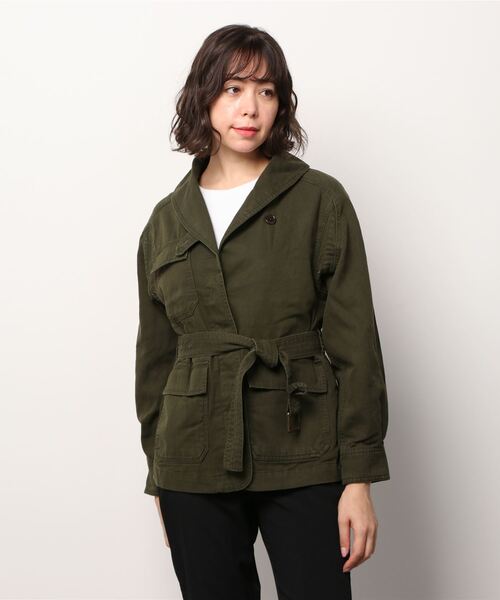 Banana Republic(バナナリパブリック)の「エッセンシャル カーゴジャケット(ミリタリージャケット・レディース・カーキ・S/XS/L/M)」の6枚目の写真