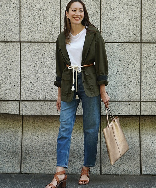Banana Republic(バナナリパブリック)の「エッセンシャル カーゴジャケット(ミリタリージャケット・レディース・カーキ・S/XS/L/M)」の10枚目の写真