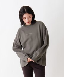 SHOO・LA・RUE | 【五明祐子さん着用商品】【S-3L/USAコットン】ロゴプリントスウェット(スウェット)