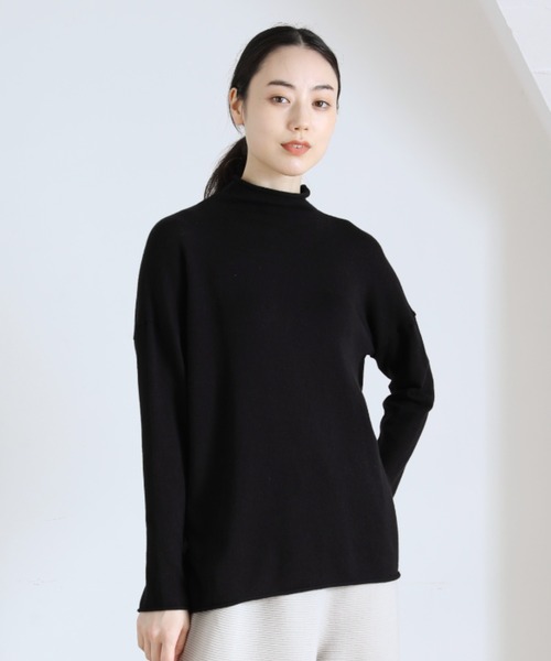 Plantation（プランテーション）の「ライプニット/ニット（ニット/セーター・レディース・イエロー/オフホワイト/ブラック/グレー・M size）」の3枚目の写真