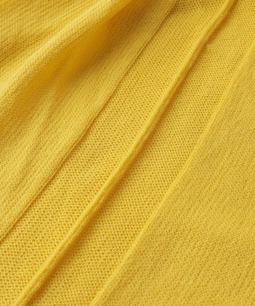 Plantation（プランテーション）の「ライプニット/ニット（ニット/セーター・レディース・イエロー/オフホワイト/ブラック/グレー・M size）」の6枚目の写真