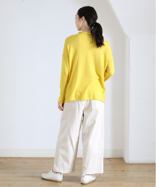 Plantation（プランテーション）の「ライプニット/ニット（ニット/セーター・レディース・イエロー/オフホワイト/ブラック/グレー・M size）」の20枚目の写真