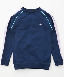 BENETTON (UNITED COLORS OF BENETTON)（ベネトンユナイテッドカラーズオブベネトン）の「【BENETTON / ベネトン】キッズテーププリントスウェット / トレーナー（スウェット・キッズ）」