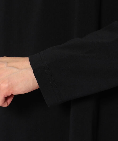 A4A（エーフォーエー）の「A4A (エーフォーエー) 40s強撚糸ラウンドロングスリーブTシャツ（Tシャツ/カットソー・メンズ・ホワイト/ブラック/カーキ・FREE）」の6枚目の写真