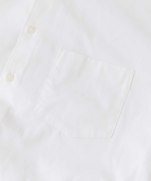 URBAN RESEARCH DOORS（アーバンリサーチドアーズ）の「シルキーオックスバンドカラーシャツ（シャツ/ブラウス・メンズ・オリーブ/ピンクベージュ/ネイビー/ホワイト・38/40）」の17枚目の写真