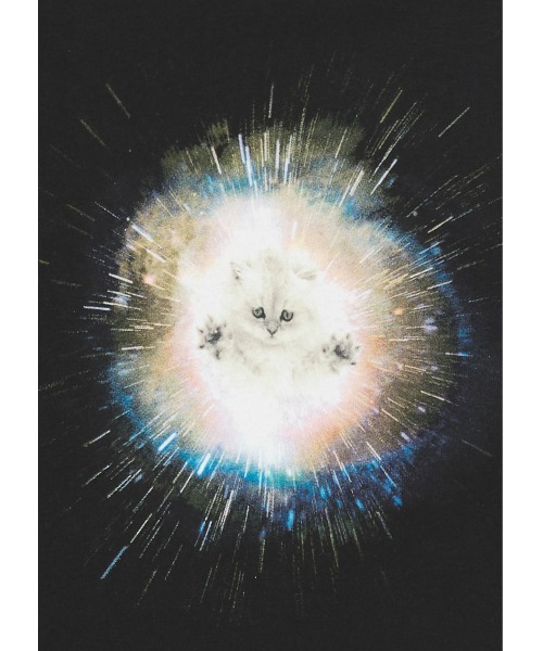 Design Tshirts Store graniph（デザイン　ティーシャツ　ストア　グラニフ）の「インザスーパーノヴァ｜長袖Tシャツ（Tシャツ/カットソー・メンズ・ブラック・SMALL/MEDIUM/LARGE/X-SMALL）」の4枚目の写真