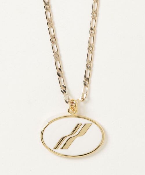 【関税込み】We11done シルバー Lettering ネックレス WE11DONE(ウェルダン)の「WE11DONE BLACK SQUARE SILVER LOGO
