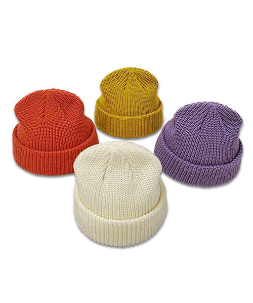 c.u.l（シーユーエル）の「【c.u.l】無地シンプル ワントーンビーニー cula269（ニットキャップ/ビーニー・レディース・イエロー/ホワイト/ブラウン/ブラック/オレンジ/パープル/グリーン/グレー・FREE）」の16枚目の写真