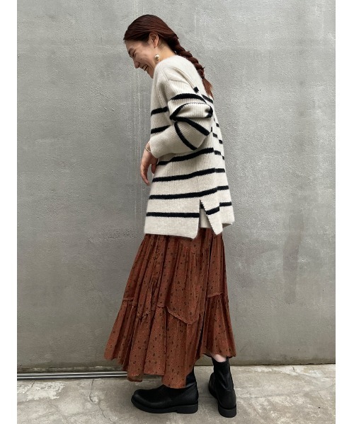 BEARDSLEY（ビアズリー）の「ペイズリーギャザースカート（スカート・レディース・グリーン/ブラウン・FREE）」の16枚目の写真