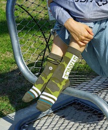STANCE（スタンス）の「【STANCE / スタンス】OG / 吸湿通気性コームドコットンブレンドブランドロゴデザインロング丈ハイソックス（ソックス/靴下）」
