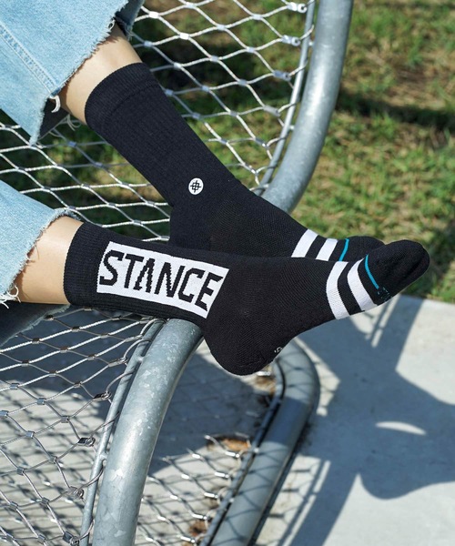 STANCE（スタンス）の「【STANCE / スタンス】OG / 吸湿通気性コームドコットンブレンドブランドロゴデザインロング丈ハイソックス（ソックス/靴下・メンズ・ブラック/ホワイト/カモフラージュ/ホワイト×レッド/グレー系その他・SMALL/LARGE）」の10枚目の写真