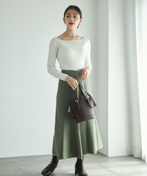 Edit Sheen（エディットシーン）の「スリムベルトハンドル2wayバッグ（ハンドバッグ・レディース・ブラック/ブラウン/モカ・FREE）」の5枚目の写真