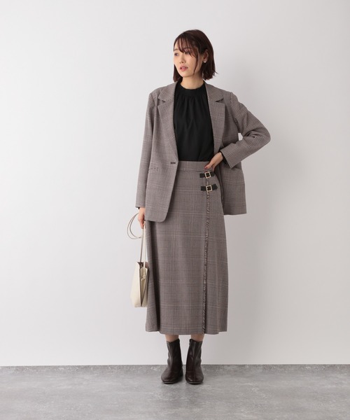 GLOBAL WORK(グローバルワーク)の「シャーリングブラウス【MATINEE LINE】/238289(シャツ/ブラウス・レディース・ブラック/オフホワイト/アイボリー・MEDIUM/LARGE)」の14枚目の写真
