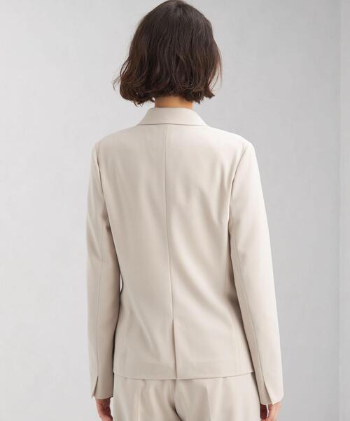 green label relaxing（グリーンレーベルリラクシング）の「パウドレ テーラード ジャケット -ウォッシャブル・ストレッチ・防シワ- ◇No01◇（テーラードジャケット・レディース・ブラック/ナチュラル/ネイビー・34/36/38/40/42/44/46）」の10枚目の写真