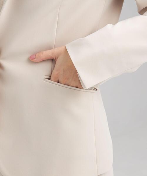green label relaxing（グリーンレーベルリラクシング）の「パウドレ テーラード ジャケット -ウォッシャブル・ストレッチ・防シワ- ◇No01◇（テーラードジャケット・レディース・ブラック/ナチュラル/ネイビー・34/36/38/40/42/44/46）」の12枚目の写真