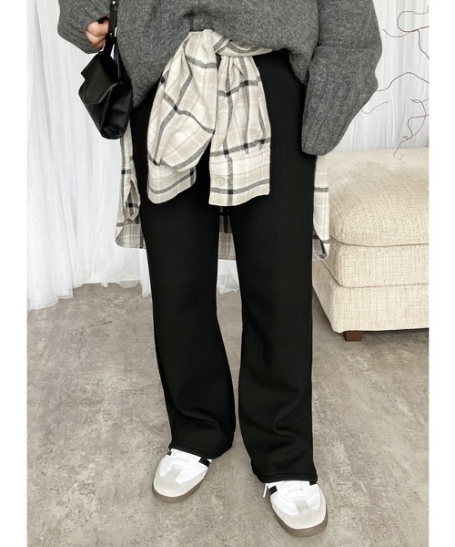 セール】【極厚！美シルエット】ぬくぬく暖か！ミンク風裏起毛  