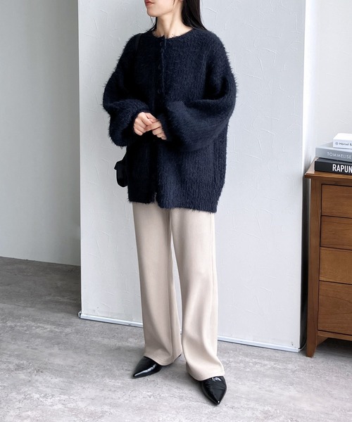 セール】【極厚！美シルエット】ぬくぬく暖か！ミンク風裏起毛  