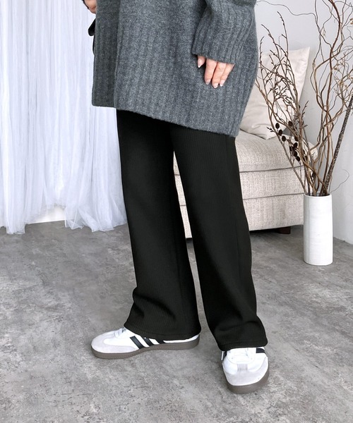 ◼️激レア◼️美品◼️ナイロンパンツ◼️裏起毛◼️トレーニング◼️カジュアル reca（レカ）の「ぬくぬく暖か！美シルエット裏起毛セミワイド