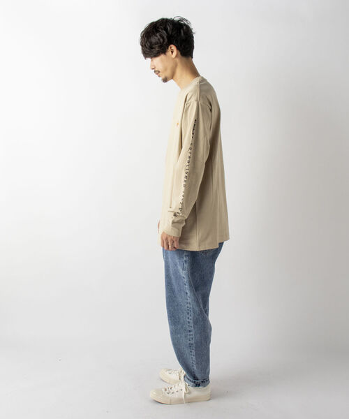KELTY(ケルティ)の「【KELTY/ケルティ】GLOSTER別注 袖ロゴプリント ロングスリーブTシャツ(Tシャツ/カットソー・メンズ・ホワイト/チャコールグレー/ベージュ/オレンジ・MEDIUM/LARGE)」の19枚目の写真