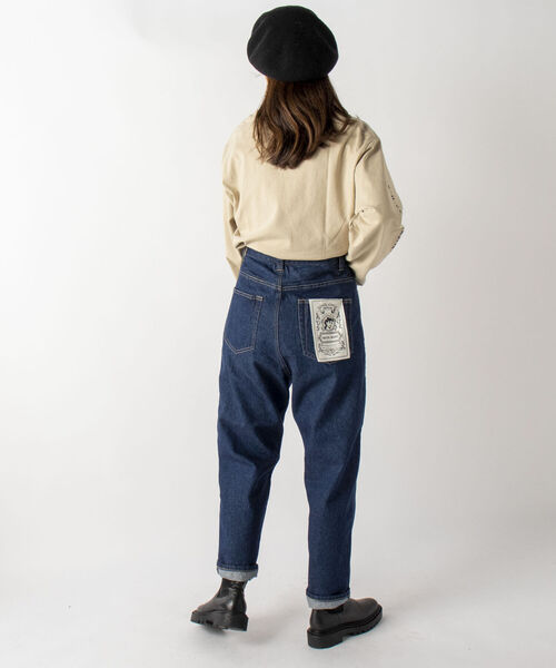 KELTY(ケルティ)の「【KELTY/ケルティ】GLOSTER別注 袖ロゴプリント ロングスリーブTシャツ(Tシャツ/カットソー・メンズ・ホワイト/チャコールグレー/ベージュ/オレンジ・MEDIUM/LARGE)」の8枚目の写真