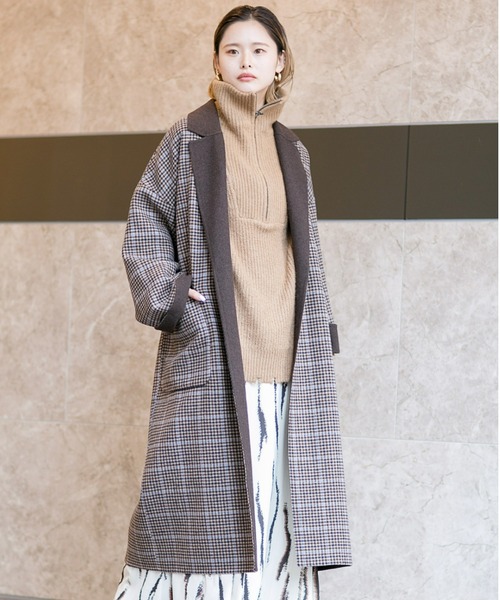 ROSE BUD（ローズバッド）の「リバーコート（ダウンジャケット/コート・レディース・ブラウン/カーキ・SMALL/MEDIUM）」の2枚目の写真