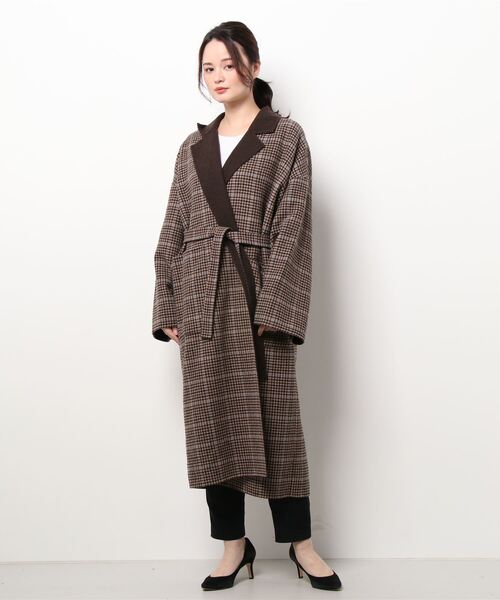 ROSE BUD（ローズバッド）の「リバーコート（ダウンジャケット/コート・レディース・ブラウン/カーキ・SMALL/MEDIUM）」の8枚目の写真