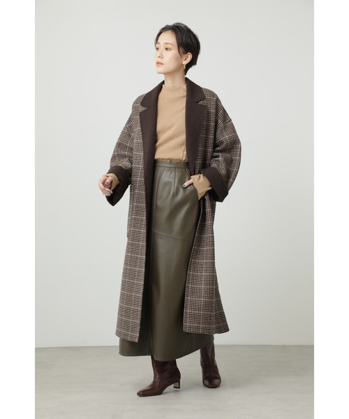 ROSE BUD（ローズバッド）の「リバーコート（ダウンジャケット/コート・レディース・ブラウン/カーキ・SMALL/MEDIUM）」の21枚目の写真