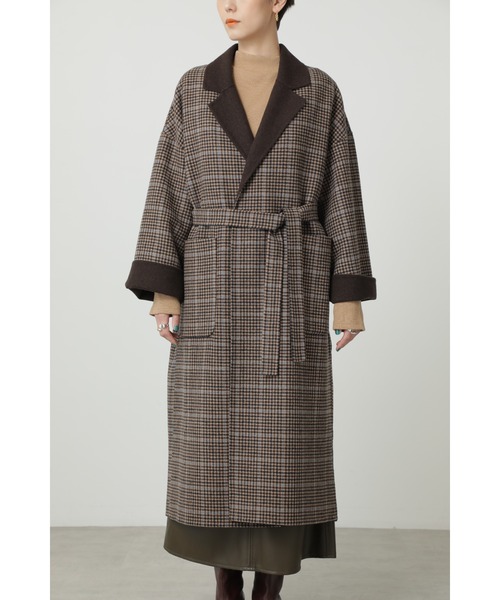 ROSE BUD（ローズバッド）の「リバーコート（ダウンジャケット/コート・レディース・ブラウン/カーキ・SMALL/MEDIUM）」の17枚目の写真