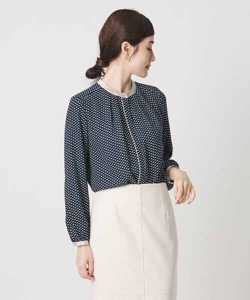 バイカラー パイピング ブラウス（シャツ/ブラウス）｜UNITED ARROWS