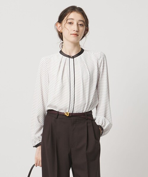バイカラー パイピング ブラウス（シャツ/ブラウス）｜UNITED ARROWS