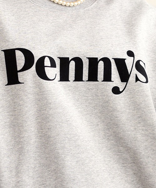 palm RICHE（ポームリシュ）の「Penny’sフロッキープルオーバースウェット（スウェット・レディース・ライトグレー/ブラック/ダークグリーン/ピンク・M）」の11枚目の写真