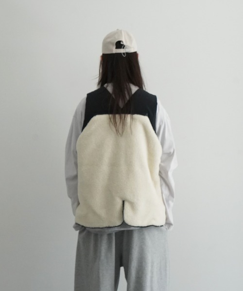 beta post(ベータポスト)の「beta post insulation boa vest bag(その他アウター・メンズ・ブラック・FREE)」の8枚目の写真