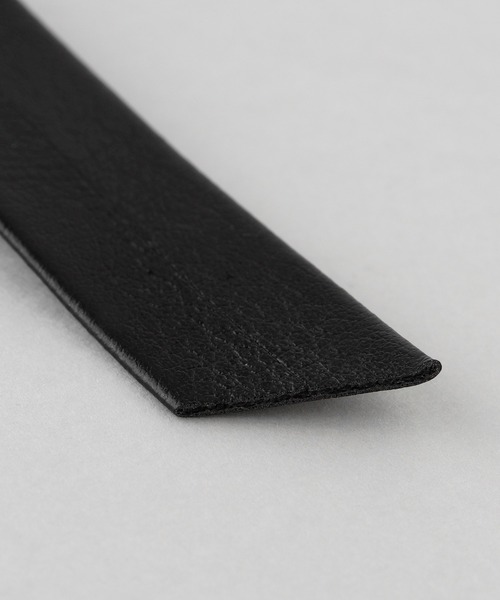 ANEMONE（アネモネ）の「レザー調リボンポニーフック（ヘアゴム・レディース・ブラック/グレー/ベージュ・FREE）」の7枚目の写真