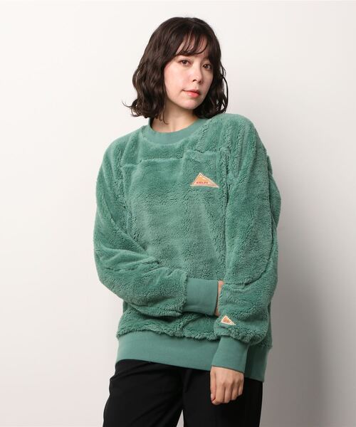 KELTY（ケルティ）の「[KELTY/ケルティ]スイッチングレトロフリースクルー（その他アウター・レディース・ブラック/ベージュ/グリーン・M/XS/L/S/XL）」の3枚目の写真