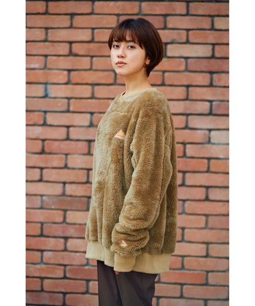 KELTY（ケルティ）の「[KELTY/ケルティ]スイッチングレトロフリースクルー（その他アウター・レディース・ブラック/ベージュ/グリーン・M/XS/L/S/XL）」の12枚目の写真