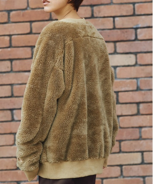 KELTY（ケルティ）の「[KELTY/ケルティ]スイッチングレトロフリースクルー（その他アウター・レディース・ブラック/ベージュ/グリーン・M/XS/L/S/XL）」の4枚目の写真