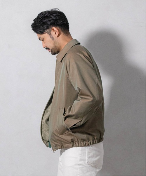 EDIFICE LA BOUCLE（エディフィスラブークル）の「【LA BOUCLE】シャンブレーギャバジン ショートブルゾン（ブルゾン・メンズ・カーキ・3/2/1）」の2枚目の写真