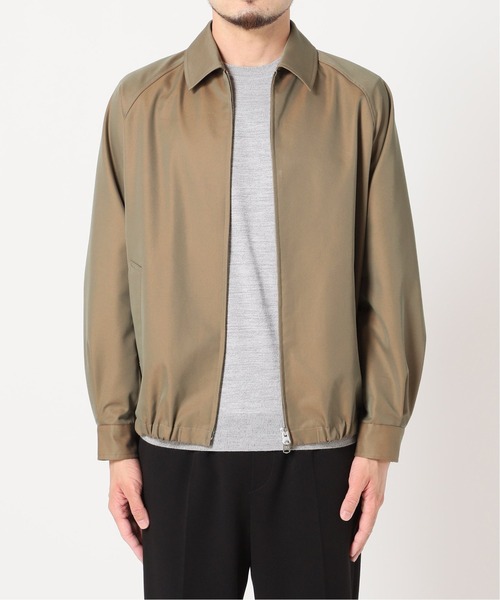 EDIFICE LA BOUCLE（エディフィスラブークル）の「【LA BOUCLE】シャンブレーギャバジン ショートブルゾン（ブルゾン・メンズ・カーキ・3/2/1）」の22枚目の写真