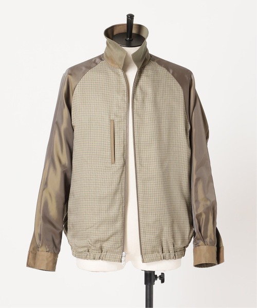 EDIFICE LA BOUCLE（エディフィスラブークル）の「【LA BOUCLE】シャンブレーギャバジン ショートブルゾン（ブルゾン・メンズ・カーキ・3/2/1）」の4枚目の写真