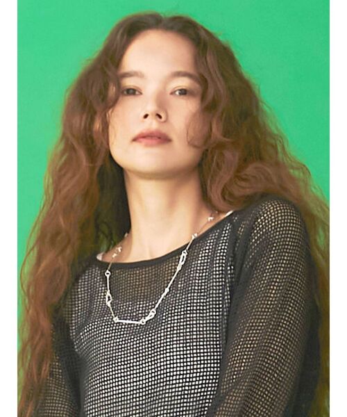 Ungrid（アングリッド）の「デザインチェーンロングネックレス（ネックレス・レディース・シルバー/ゴールド・FREE）」の2枚目の写真