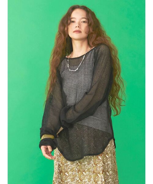 Ungrid（アングリッド）の「デザインチェーンロングネックレス（ネックレス・レディース・シルバー/ゴールド・FREE）」の4枚目の写真