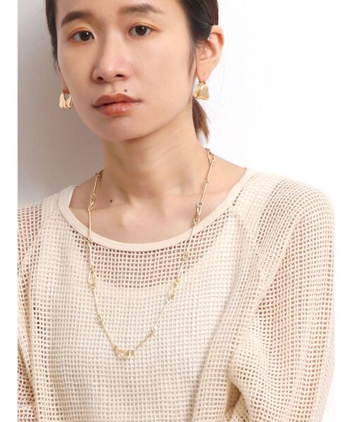 Ungrid（アングリッド）の「デザインチェーンロングネックレス（ネックレス・レディース・シルバー/ゴールド・FREE）」の3枚目の写真