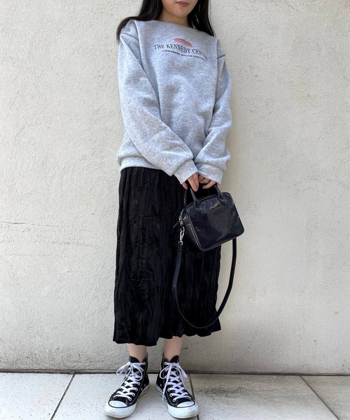 JUGLANS(ユグランス)の「☆ 韓国風。ベロアプリーツスカート(スカート・レディース・ブラック・FREE)」の10枚目の写真