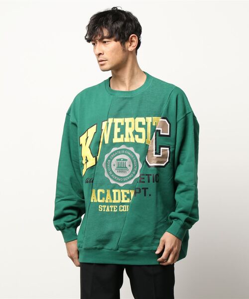 RINGS リメイクカレッジトレーナー（スウェット）｜JUGLANS（ユグランス）