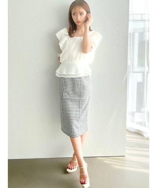 RESEXXY(リゼクシー)の「ベーシックタイトスカート(スカート・レディース・ホワイト/ブラック/ミント/その他1・SMALL/MEDIUM)」の5枚目の写真