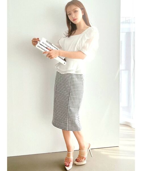 RESEXXY(リゼクシー)の「ベーシックタイトスカート(スカート・レディース・ホワイト/ブラック/ミント/その他1・SMALL/MEDIUM)」の7枚目の写真