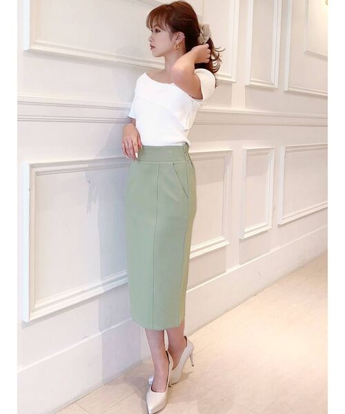 RESEXXY(リゼクシー)の「ベーシックタイトスカート(スカート・レディース・ホワイト/ブラック/ミント/その他1・SMALL/MEDIUM)」の16枚目の写真