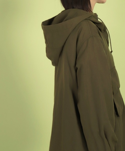 D.M.G.（ドミンゴ）の「[D.M.G / ディーエムジー] スタナータッサー 　ジップブルゾンパーカー（ブルゾン・レディース・オリーブ/ブラック・3/2）」の9枚目の写真