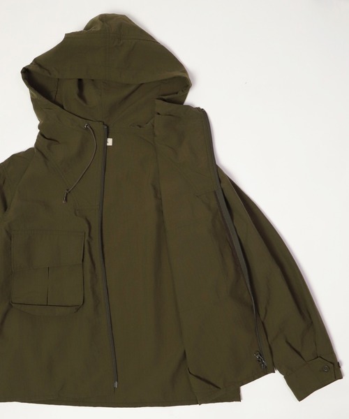 D.M.G.（ドミンゴ）の「[D.M.G / ディーエムジー] スタナータッサー 　ジップブルゾンパーカー（ブルゾン・レディース・オリーブ/ブラック・3/2）」の17枚目の写真