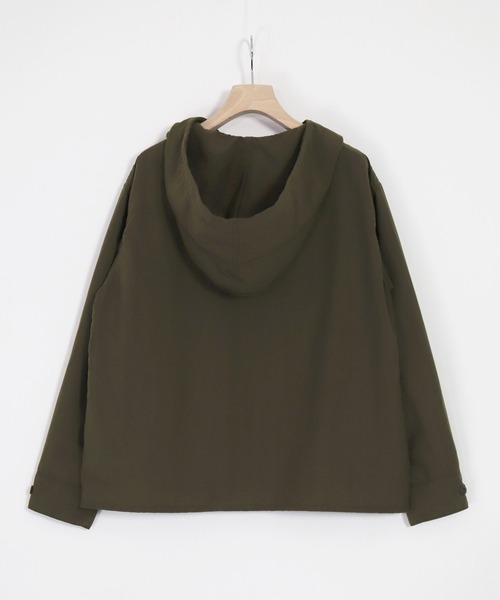 D.M.G.（ドミンゴ）の「[D.M.G / ディーエムジー] スタナータッサー 　ジップブルゾンパーカー（ブルゾン・レディース・オリーブ/ブラック・3/2）」の15枚目の写真